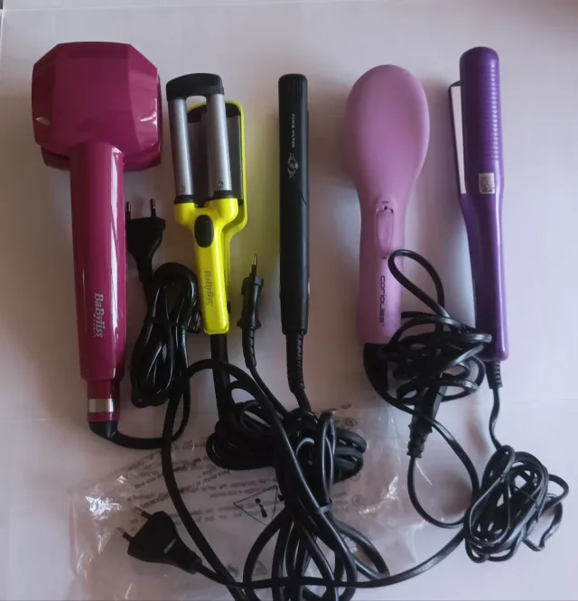 Lote 5 Piezas para el Pelo / Planchas Rizadores