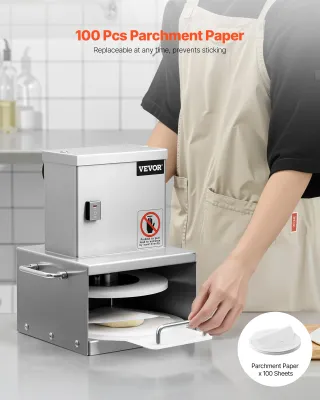 Macchina Pressatura Pasta Pizza Elettrica Acciaio