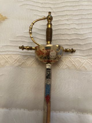 Mini Espada Toledo Decorativa