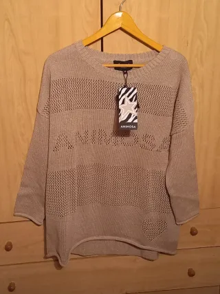 Jersey Animosa Beige Talla Única