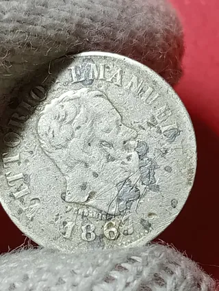 Moneta Regno d'Italia 50 Centesimi Argento