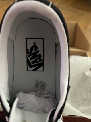 Zapatillas Vans Canvas Plataforma Negras