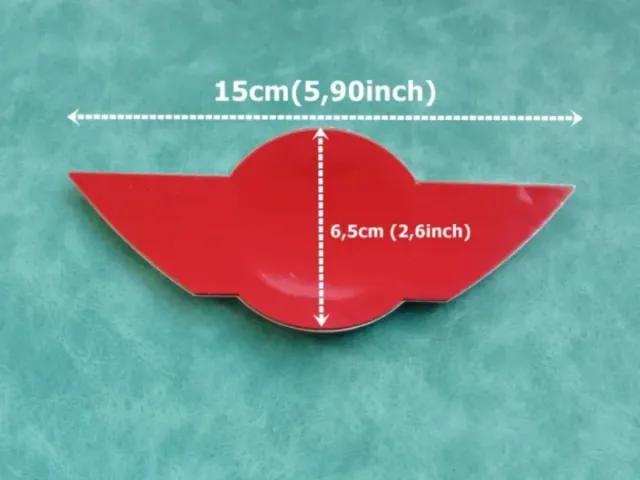 15x6,5cm Emblema Capó Mini Cooper One