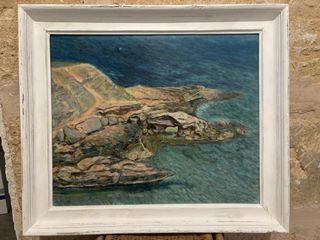 Quadro roccioso sul mare