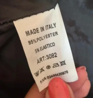 Cappotto lungo nero taglia S