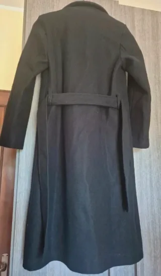 Cappotto lungo nero taglia S