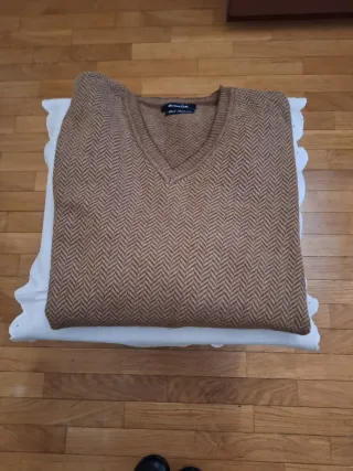 Jersey Massimo Dutti Marrón Talla M