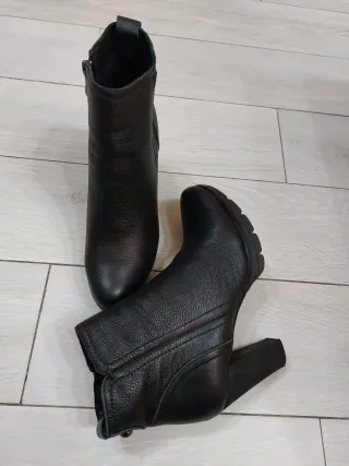 Botines Alma en Pena Negros, Tacón, sin caja