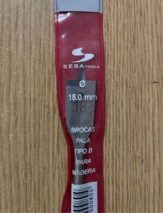 Brocas madera SESA TOOLS 18 y 24 mm
