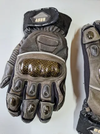 Guantes de cuero Motos BEST
