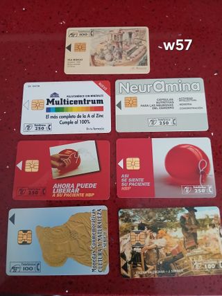7 Carte Telefoniche Spagna