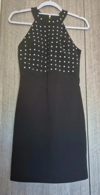 Vestito nero con borchie taglia S