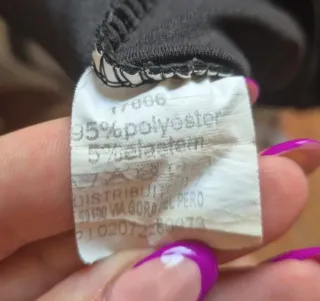 Vestito nero con borchie taglia S