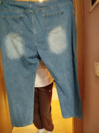 Peto Vaquero Clarito Mujer Rotos Talla Grande