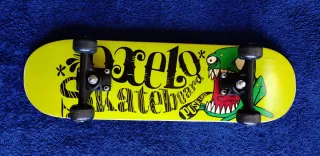 Monopatín Oxelo Amarillo Diseño Divertido