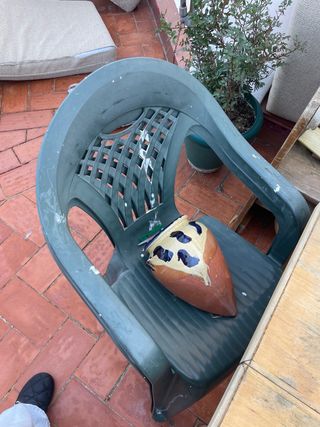 Mesa de exterior y sillas