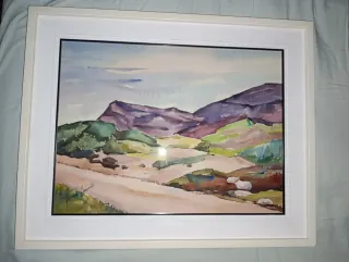 Acuarela Genaro Lahuerta Original 38x63