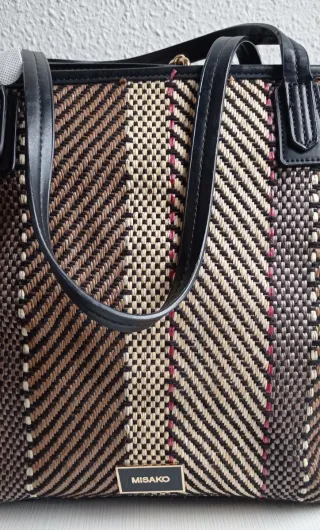 Bolso grande Misako tejido