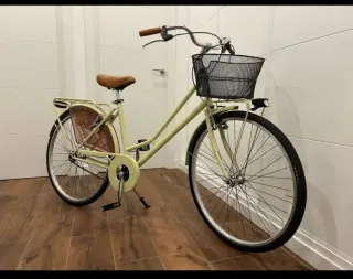 Bicicleta Paseo estilo Vintage Cesta Delantera