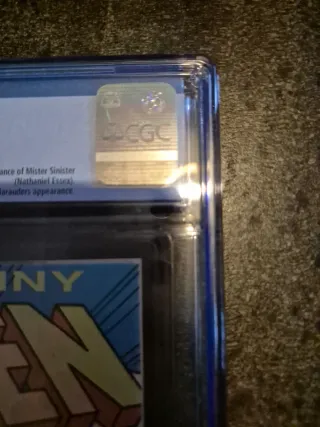 Cgc comic Uncanny Xmen 221 primer Mr Sinister.