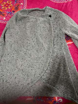 Cardigan donna grigio