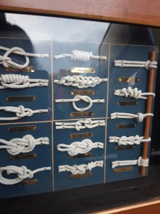 Cuadro Nudos Marineros Madera