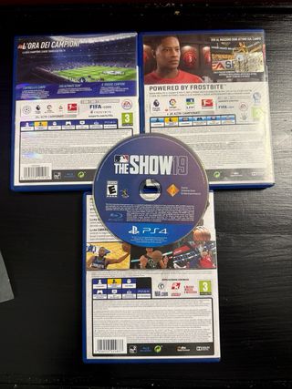 Lotto Giochi PS4: FIFA 17, 19, NBA 2K19, The Show