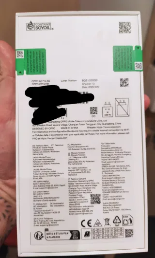 Oppo A6 Pro 5G 256GB Titanio NUOVO