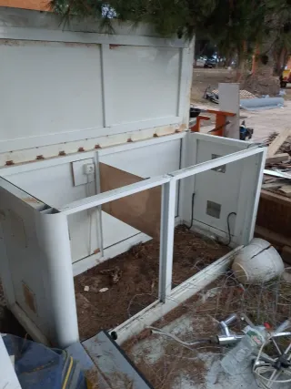 Cerramiento para lavadora y secadora