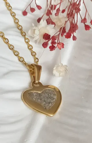 Colgante Corazón Memorial Cenizas