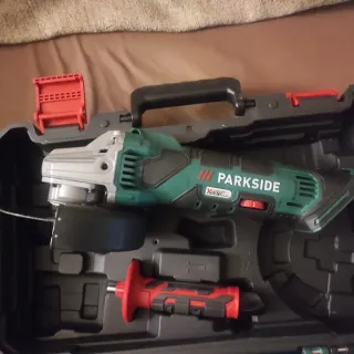 Radial Parkside a batería con maletín