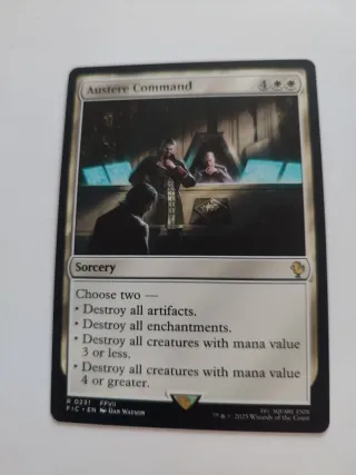 Magic The Gathering Austere Command FFVII