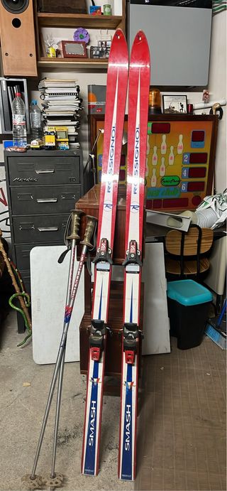 Esquís Rossignol Smash con bastones