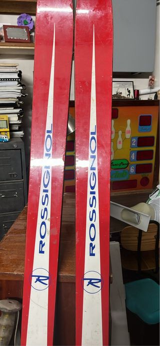 Esquís Rossignol Smash con bastones