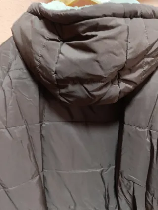 Chaqueta morada con borreguito