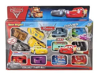 Set 12 Coches película cars(nuevo precintado)