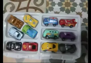 Set 12 Coches película cars(nuevo precintado)