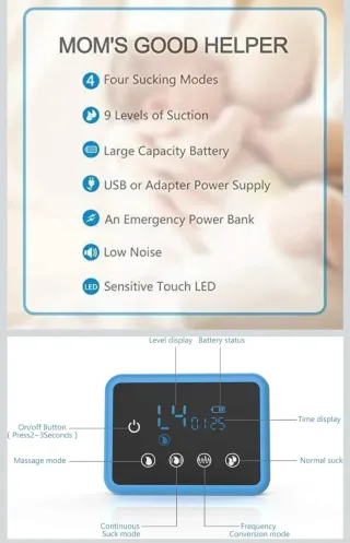 Sacaleches Eléctrico Doble Bellababy