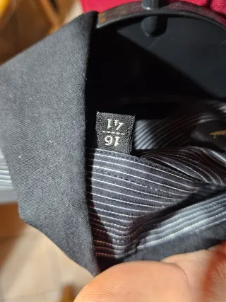 Camicia TREND CAFE a righe nere MADE IN ITALY