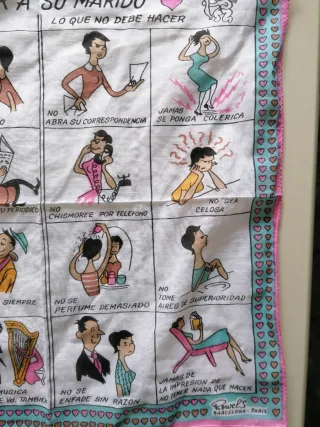 Pañuelo de mano vintage Cómo Conservar a su Marido