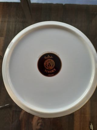 Versace Rosenthal Medusa Plato y Cuenco Porcelana