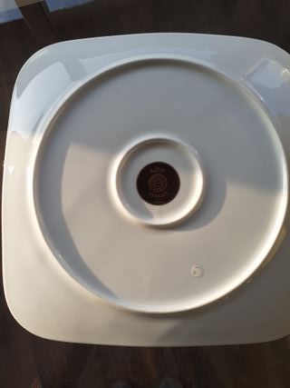 Versace Rosenthal Medusa Plato y Cuenco Porcelana