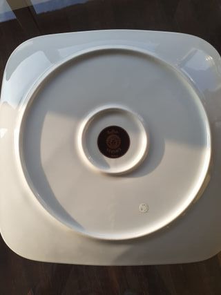 Versace Rosenthal Medusa Plato y Cuenco Porcelana