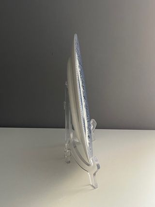 Plato Churchill Cerámica Inglesa Azul