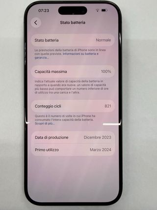 iPhone 15 Pro Titanio Nero