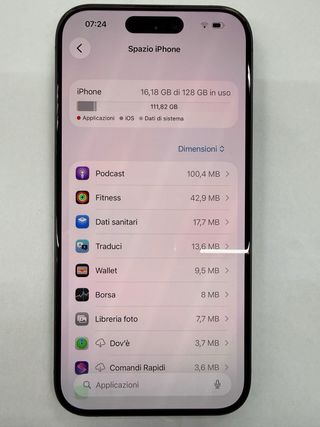 iPhone 15 Pro Titanio Nero
