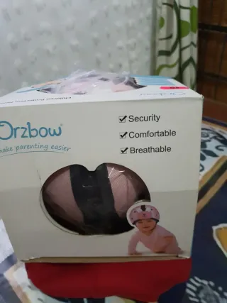 Casco protector bebé Orzbow rosa