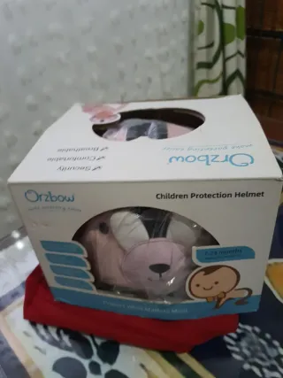 Casco protector bebé Orzbow rosa