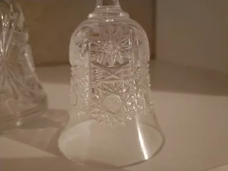 Campanelle manuali in vetro di Boemia