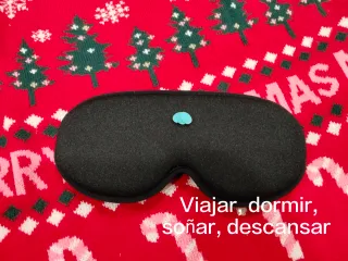 Máscara para ojos oscura meditación
